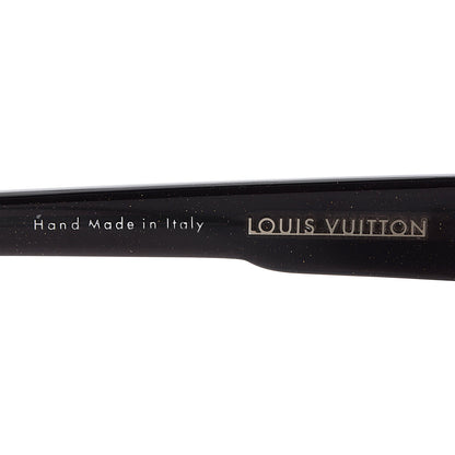 Louis Vuitton Acetate Hortensia Sunglasses Z0485W Black Glitter 4 of 5