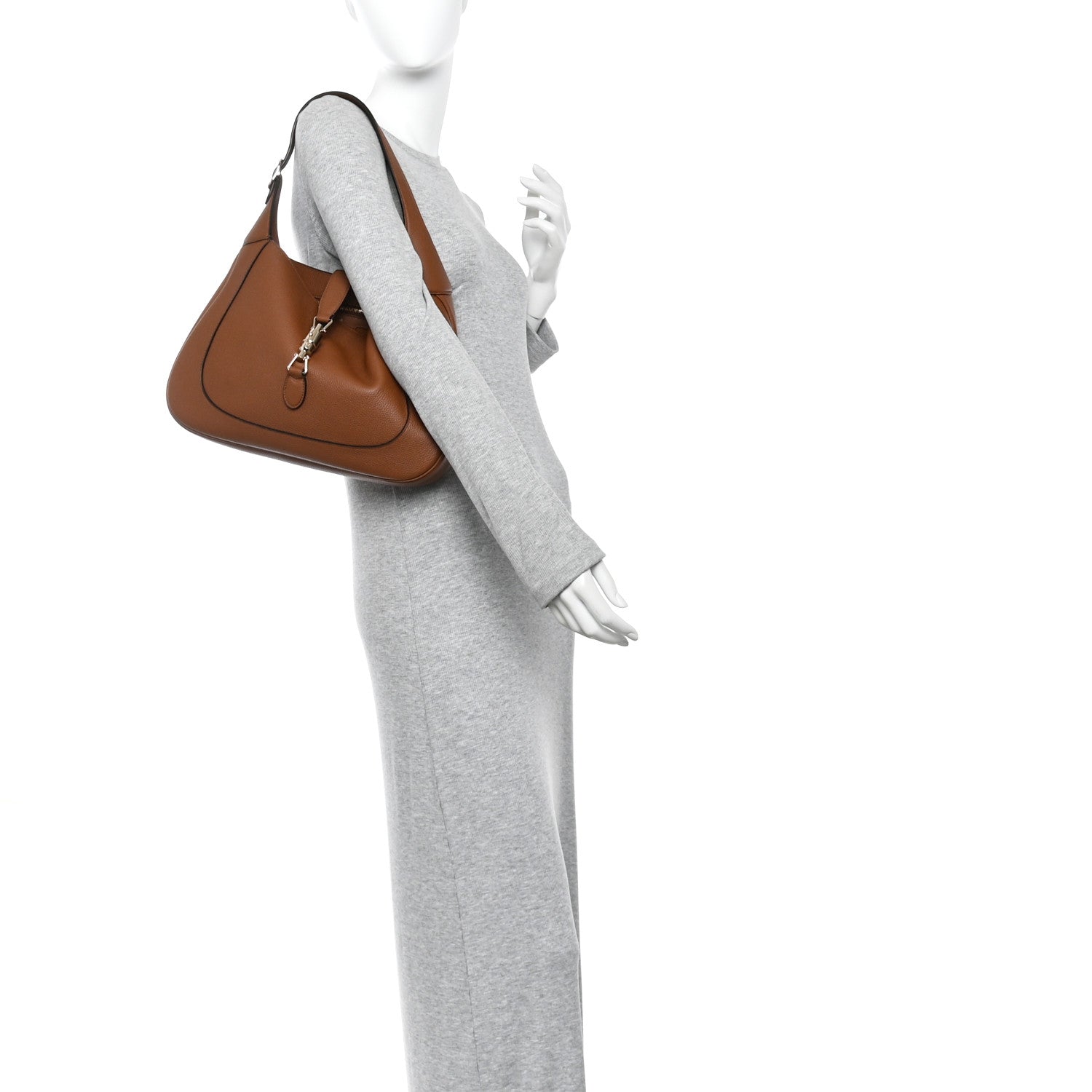 Gucci Grand Prix Calfskin Large Jackie 1961 Hobo Cuir 2 of 11
