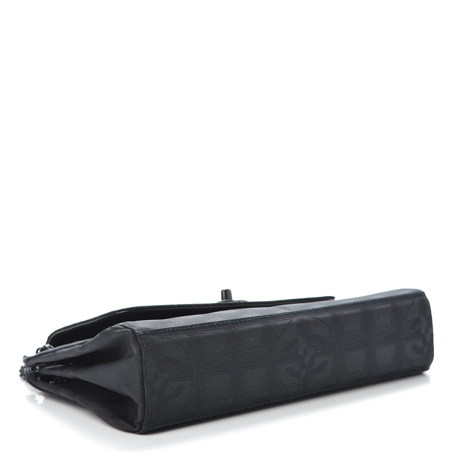 Chanel Nylon Medium Travel Accordion Flap Black 4 of 18