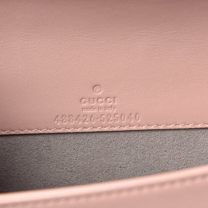 Gucci Calfskin Matelasse GG Marmont Mini Bag Perfect Pink 8 of 10