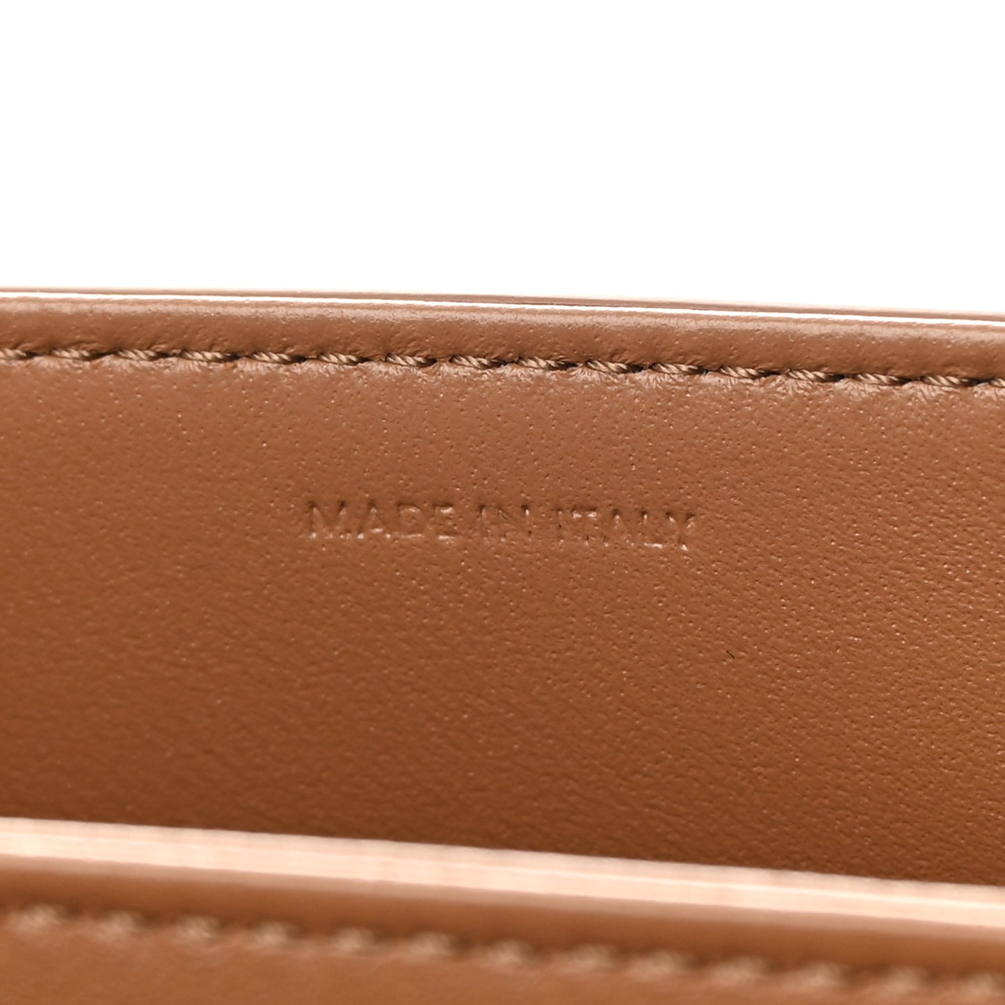 Shiny Calfskin Medium Triomphe Bronze