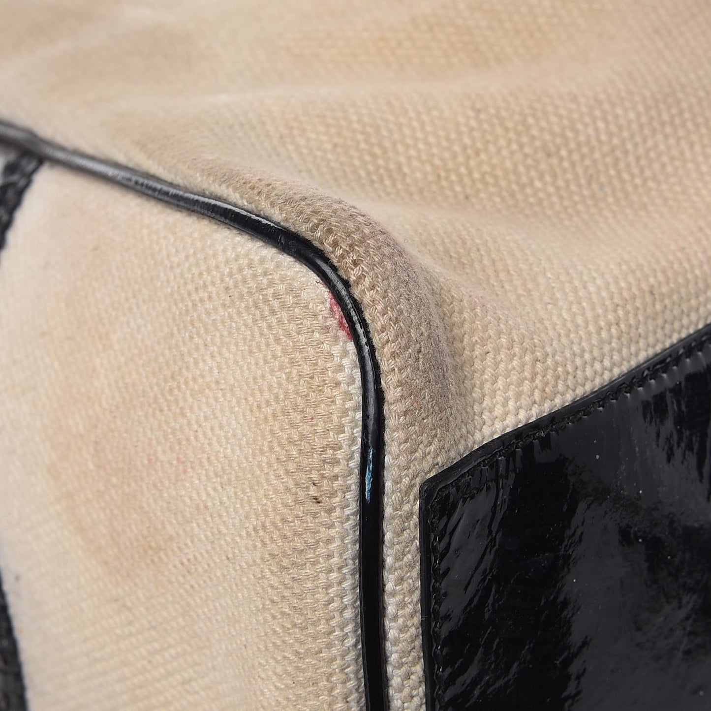 Canvas Patent Grommet De Jour Tote Natural