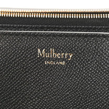 Mulberry Small Classic Grain Calfskin Belted Bayswater Satchel Black 7 of 11