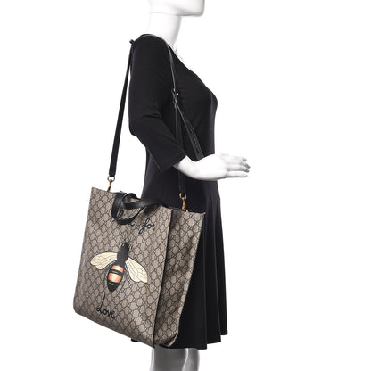 Gucci GG Supreme Monogram Blind for Love Vertical Tote 2 of 15