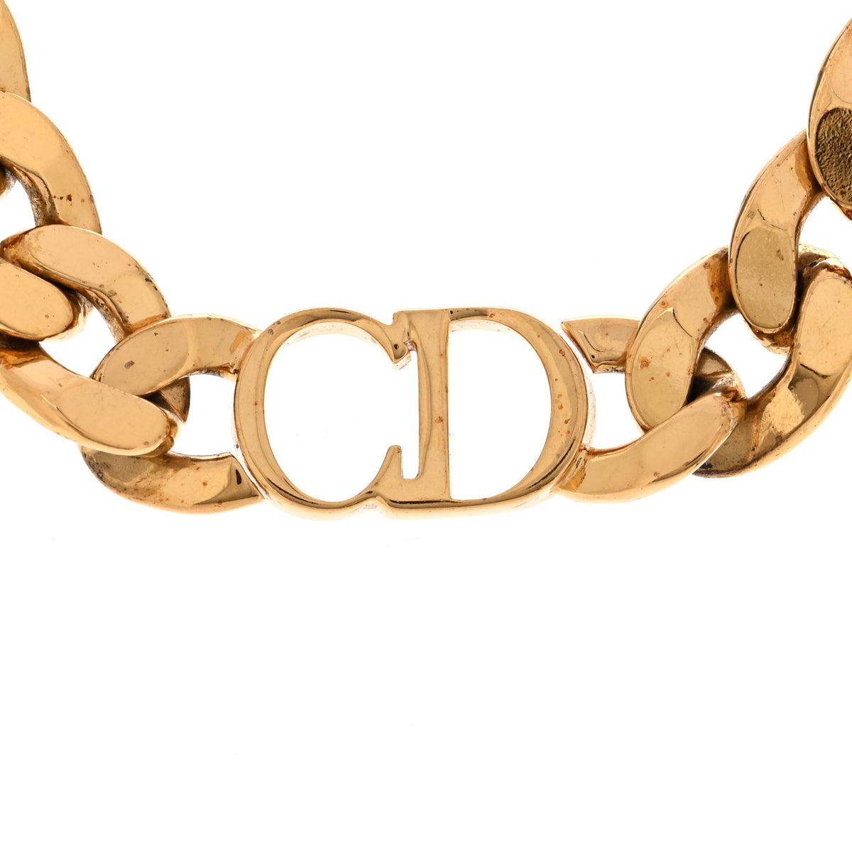 Christian Dior Metal 30 Montaigne Necklace Gold 4 of 5
