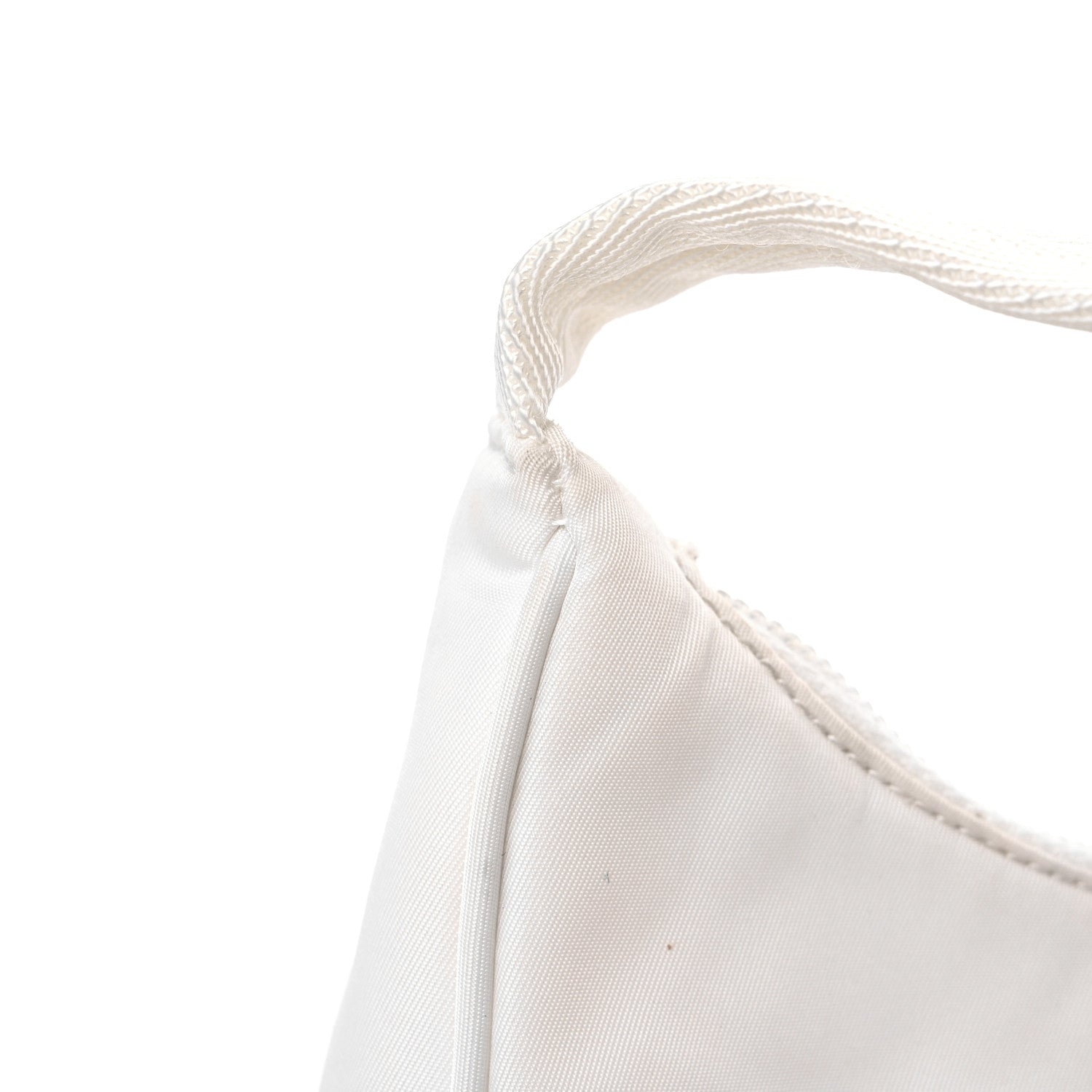 Prada Tessuto Nylon Mini Re-Edition 2000 Bag White 17 of 23