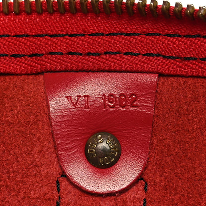 Louis Vuitton Epi Keepall 45 Castillan Red 6 of 13