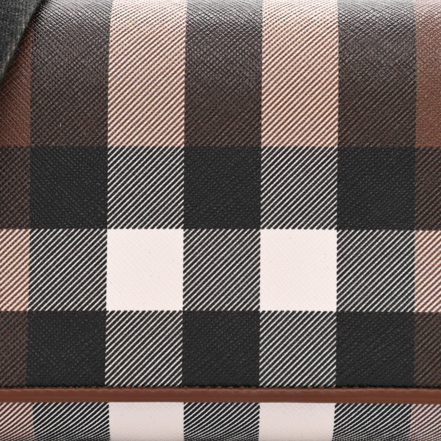 Burberry E-canvas Check Dorset Crossbody Dark Birch Brown 7 of 10