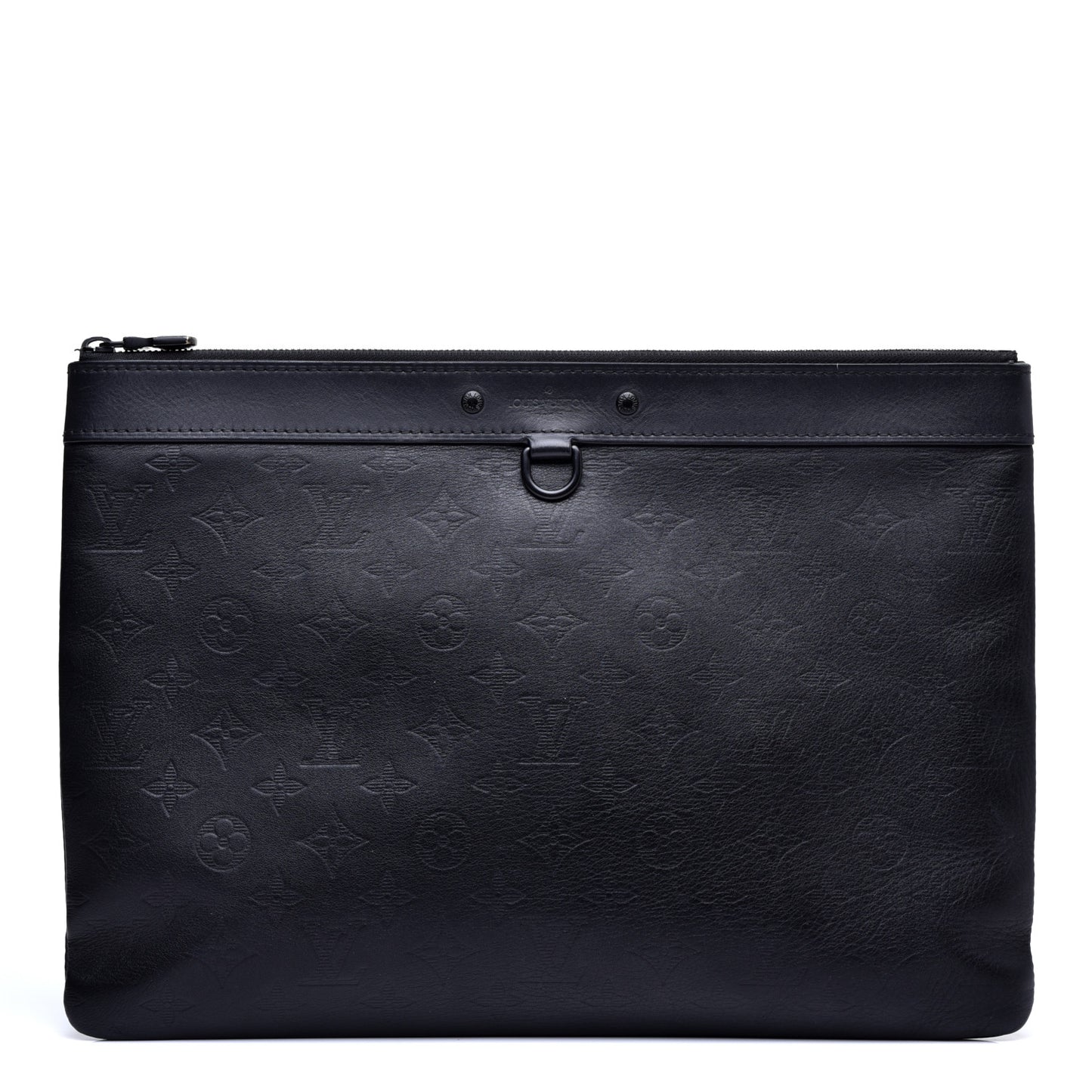 Calfskin Monogram Shadow Discovery Pochette Black