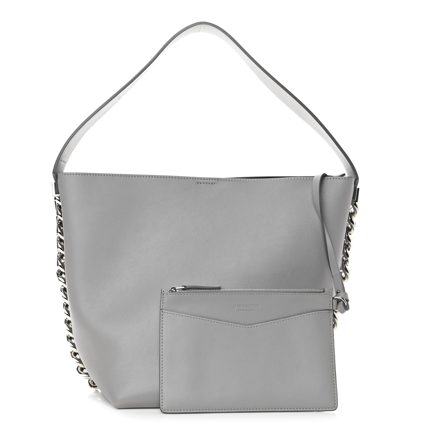 Givenchy Calfskin Infinity Bucket Bag Grey 1 of 10