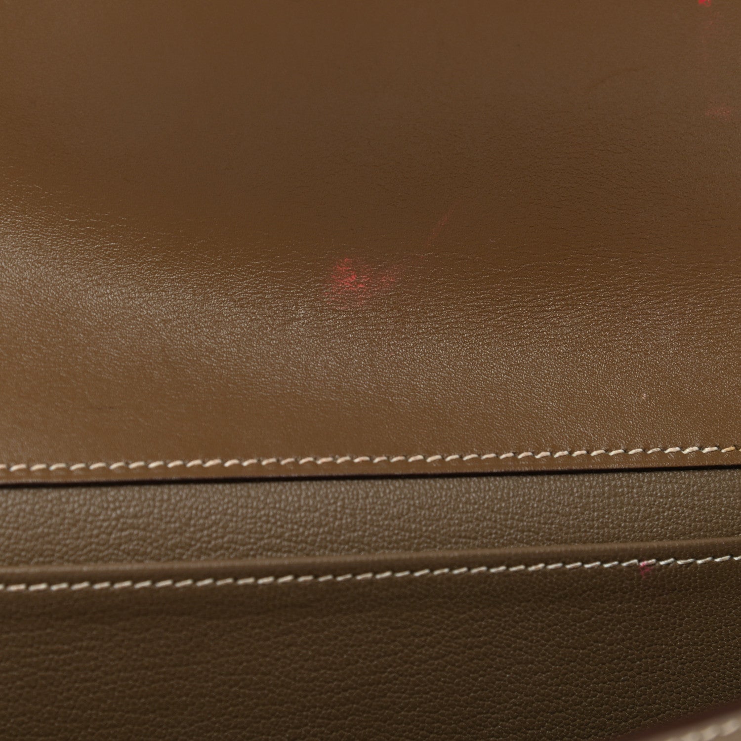 Hermes Tadelakt Medor 23 Clutch Etoupe 9 of 10