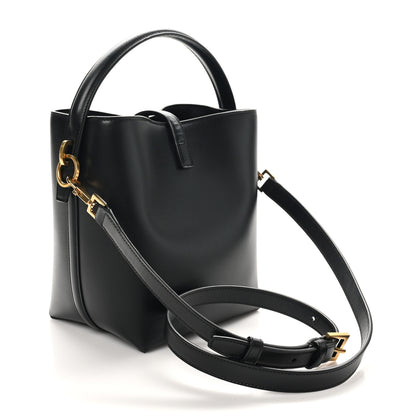 Saint Laurent Shiny Calfskin Le 37 Bucket Bag Black 3 of 10
