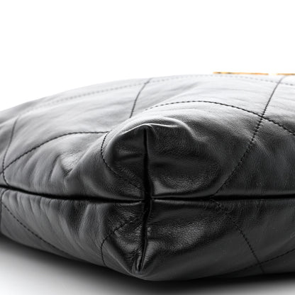 Chanel Shiny Calfskin Quilted Chanel 22 Black 11 of 15
