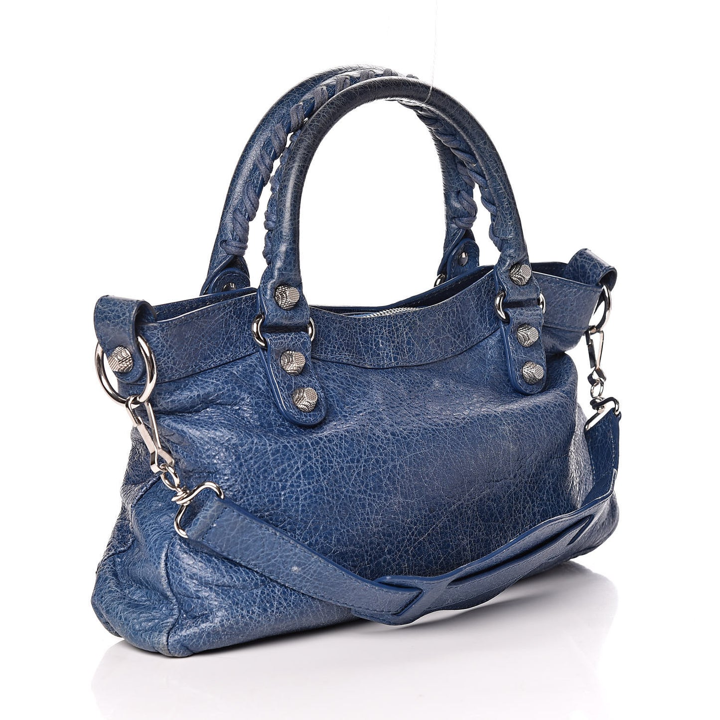 Agneau Giant 12 Silver Hardware First Bleu Cobalt Bleu Electric