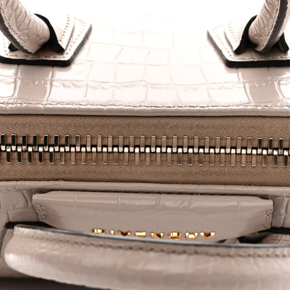 Givenchy Calfskin Crocodile Embossed Mini Antigona Dune 10 of 11