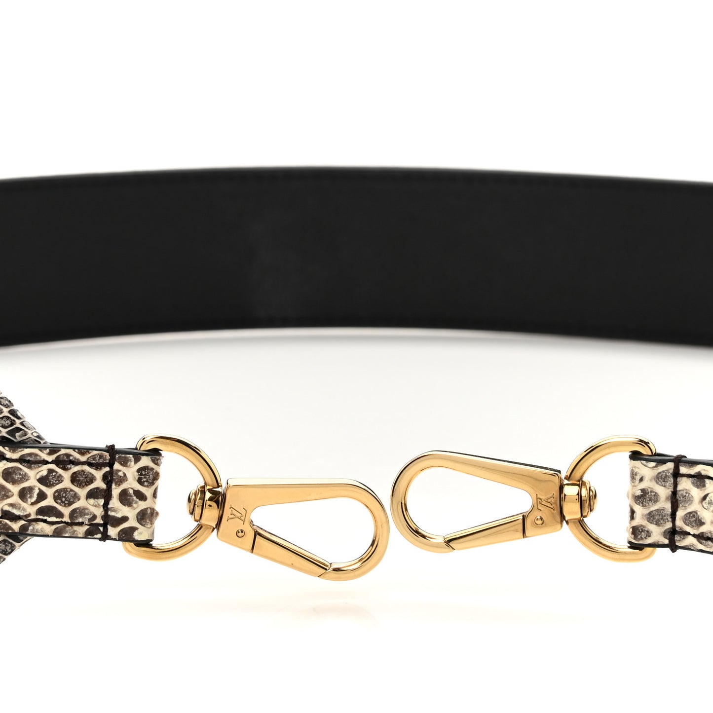 Snakeskin Calf Bandouliere Shoulder Strap