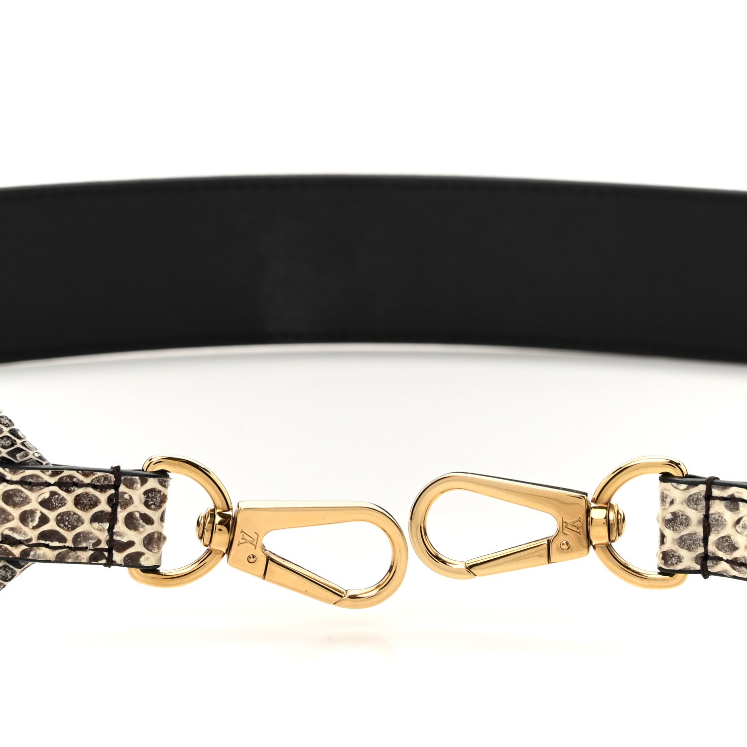 Louis Vuitton Snakeskin Calf Bandouliere Shoulder Strap 3 of 5