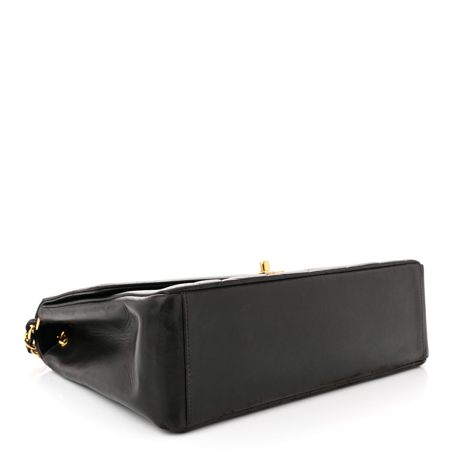 Chanel Lambskin Quilted Medium Single Flap Black 4 of 12