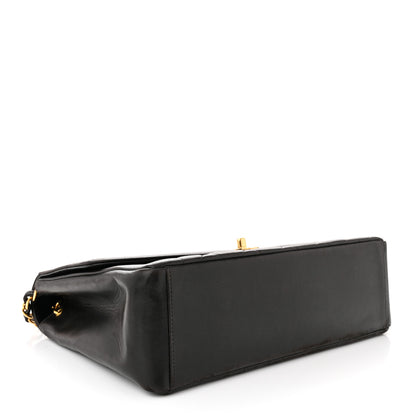 Chanel Lambskin Quilted Medium Single Flap Black 4 of 12
