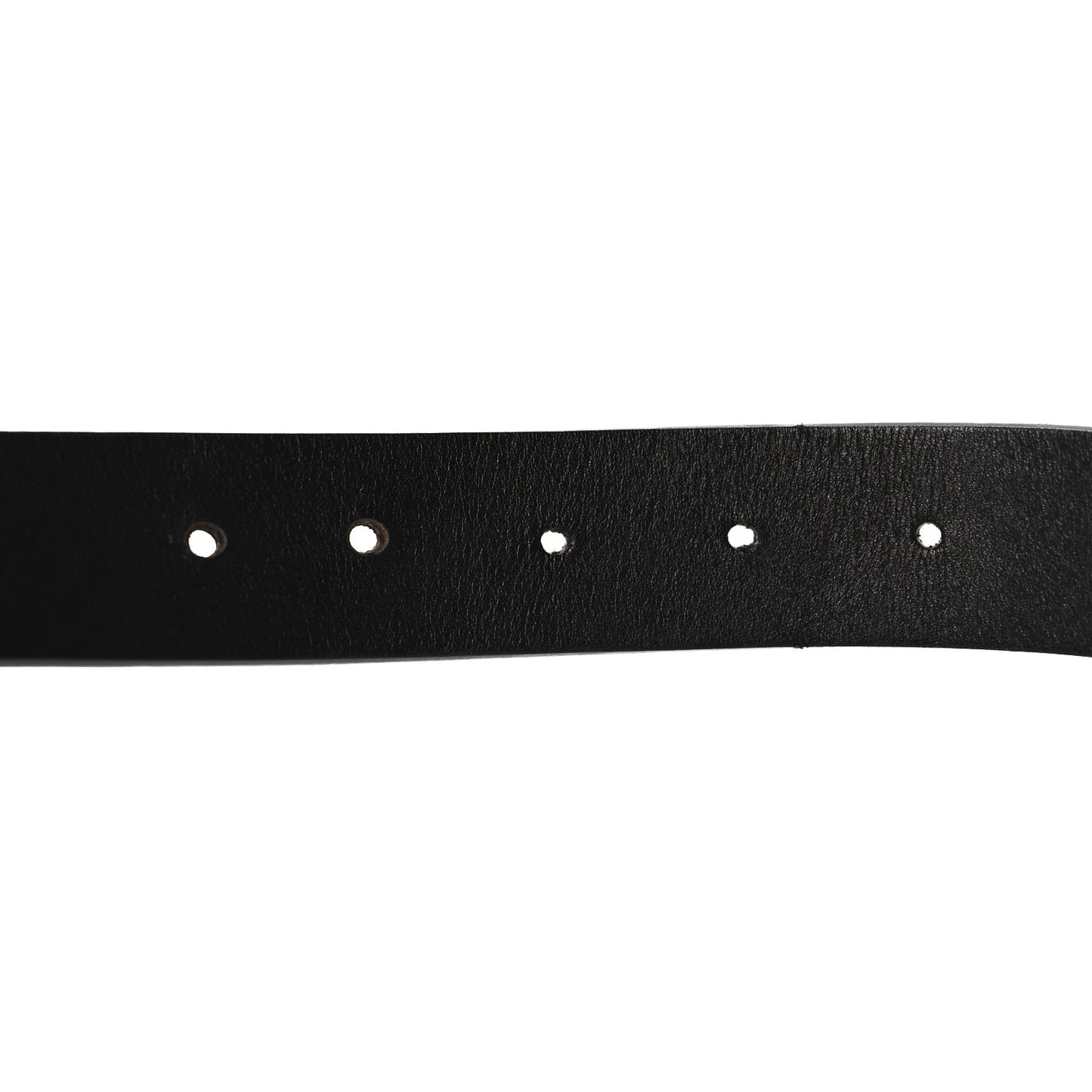 Glazed Calfskin CC Belt 75 30 Black