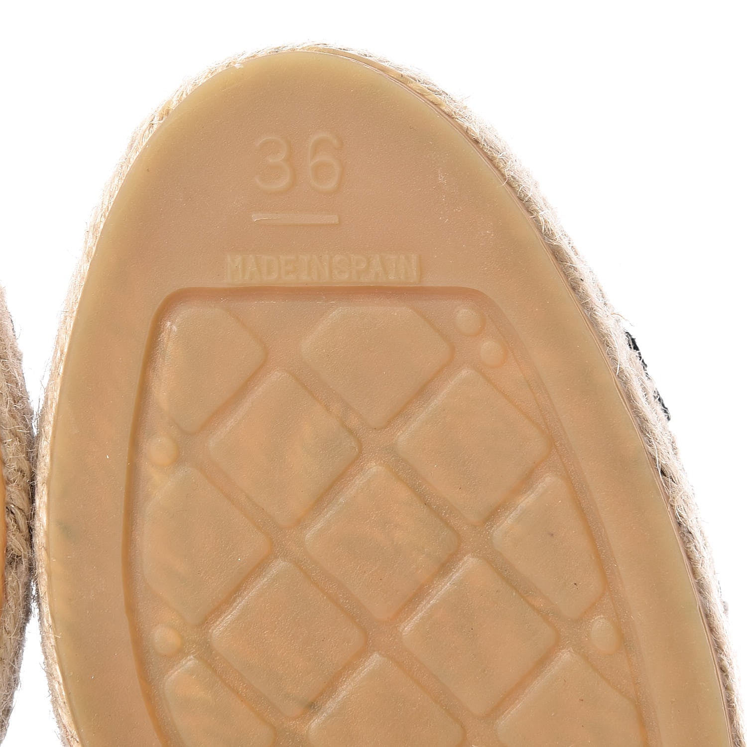 Chanel Lambskin Grosgrain Quilted CC Chain Espadrille Mules 36 Black 8 of 11