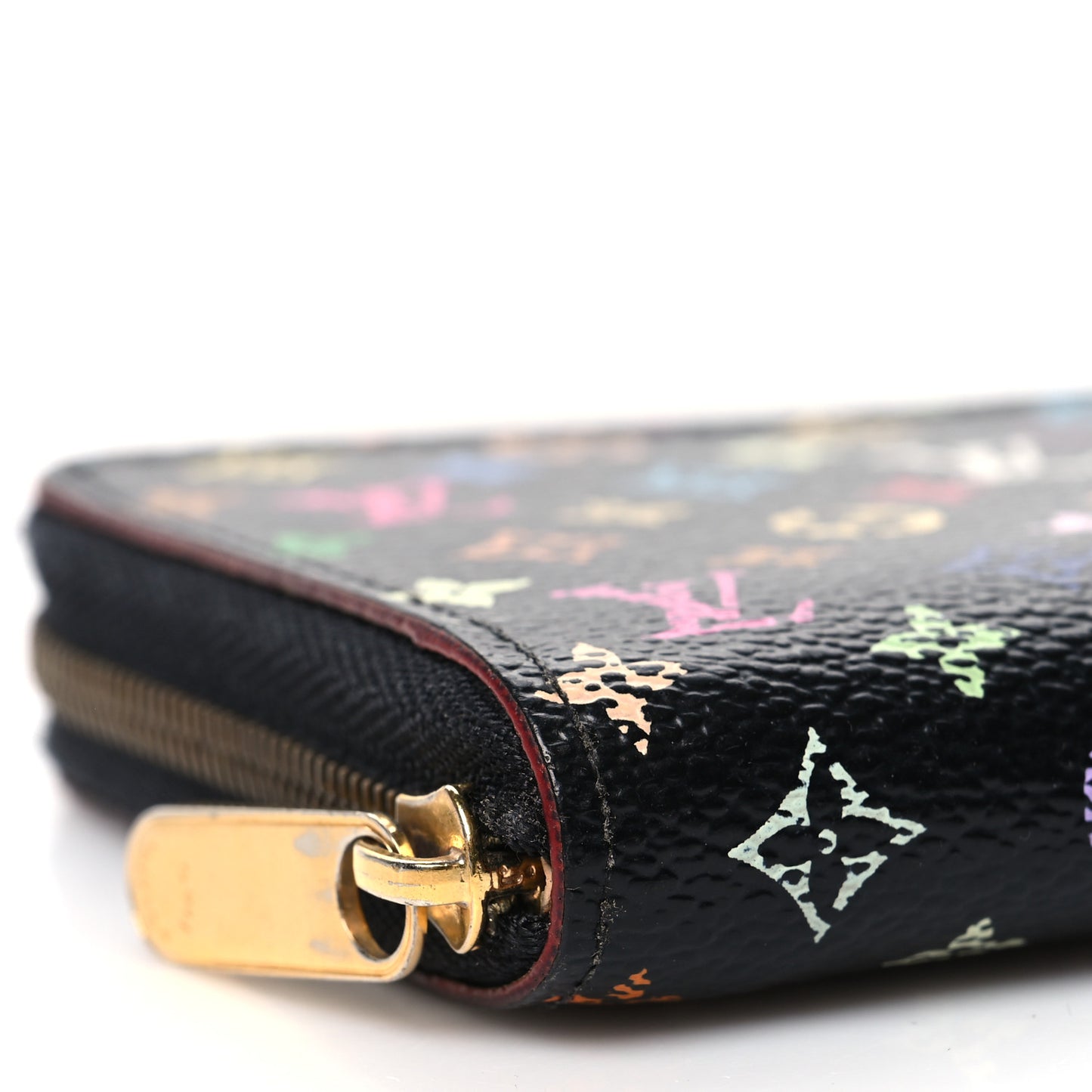 Monogram Multicolor Zippy Coin Purse Black