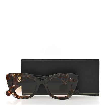 Fendi Acetate F is Fendi FF 51mm Cat Eye Sunglasses 0327/S Tortoise Camouflage 7 of 7