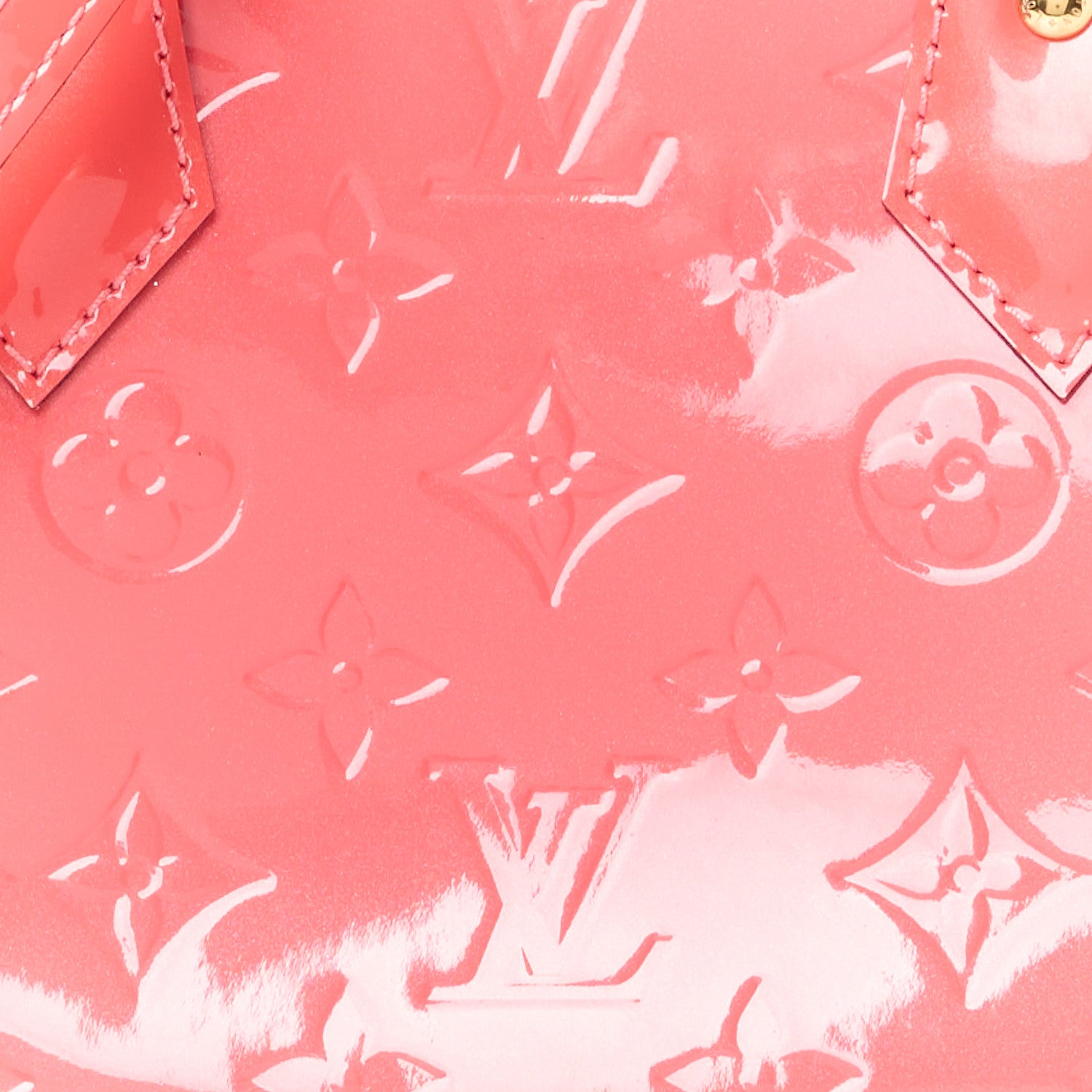 Louis Vuitton Vernis Alma BB Rose Litchi 12 of 15