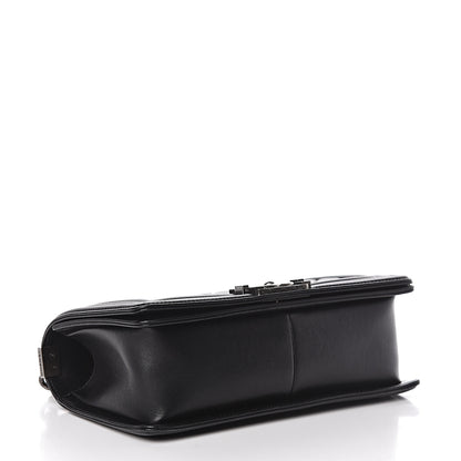 Chanel Lambskin Quilted Medium Boy Flap Black 4 of 16