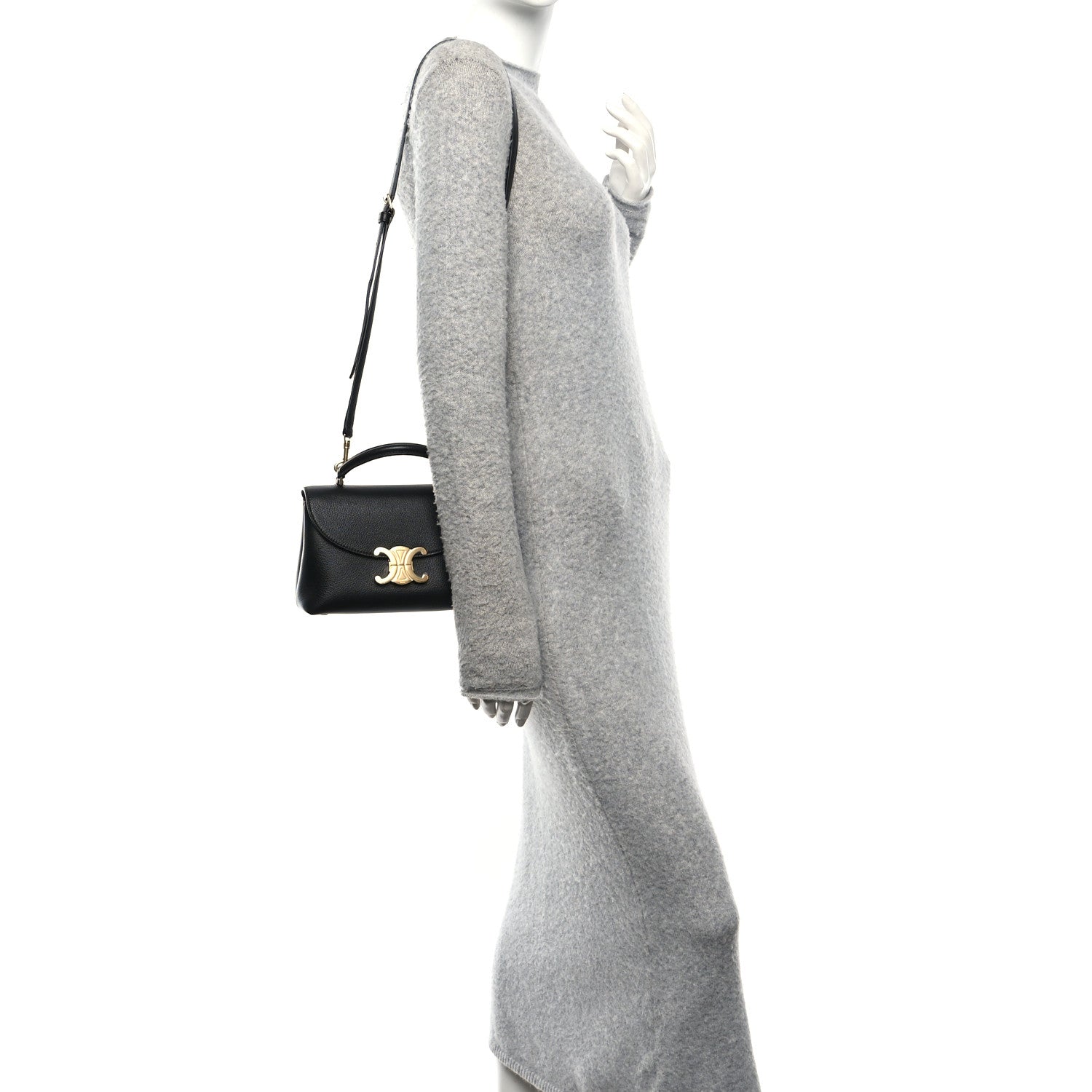 Celine Supple Grained Calfskin Teen Nino Black 2 of 9
