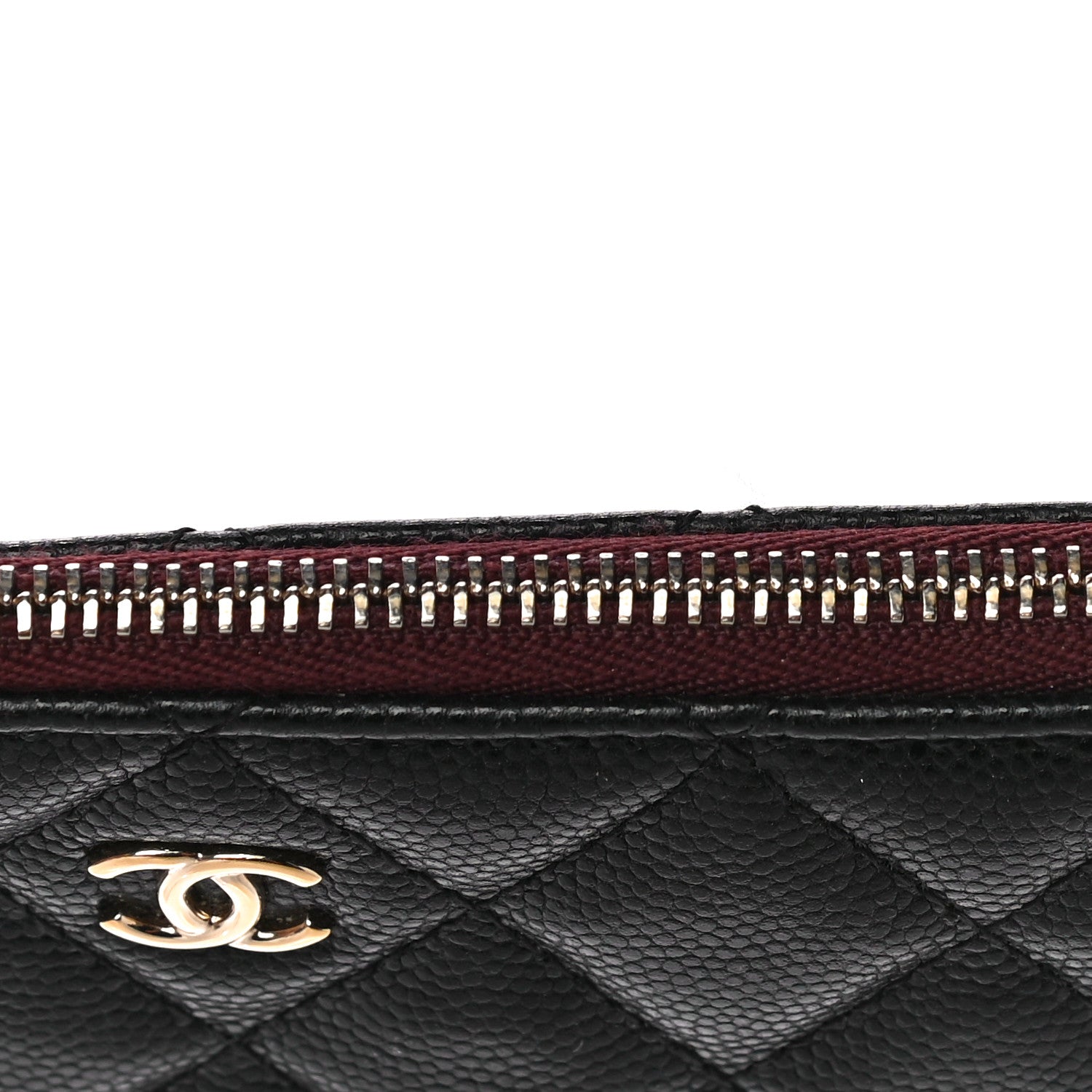 Chanel Caviar Quilted Small Cosmetic Case Black 13 of 15
