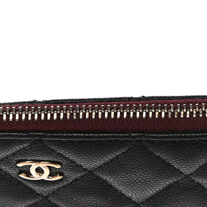 Chanel Caviar Quilted Small Cosmetic Case Black 13 of 15