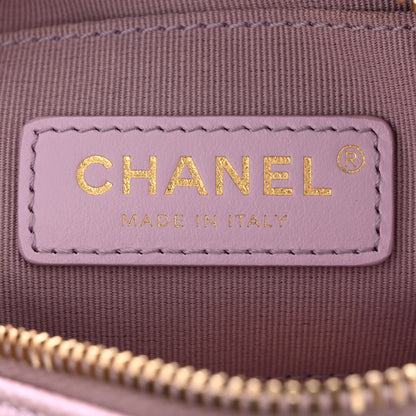 Chanel Iridescent Caviar Quilted Mini My Perfect Camera Case Pink 6 of 11