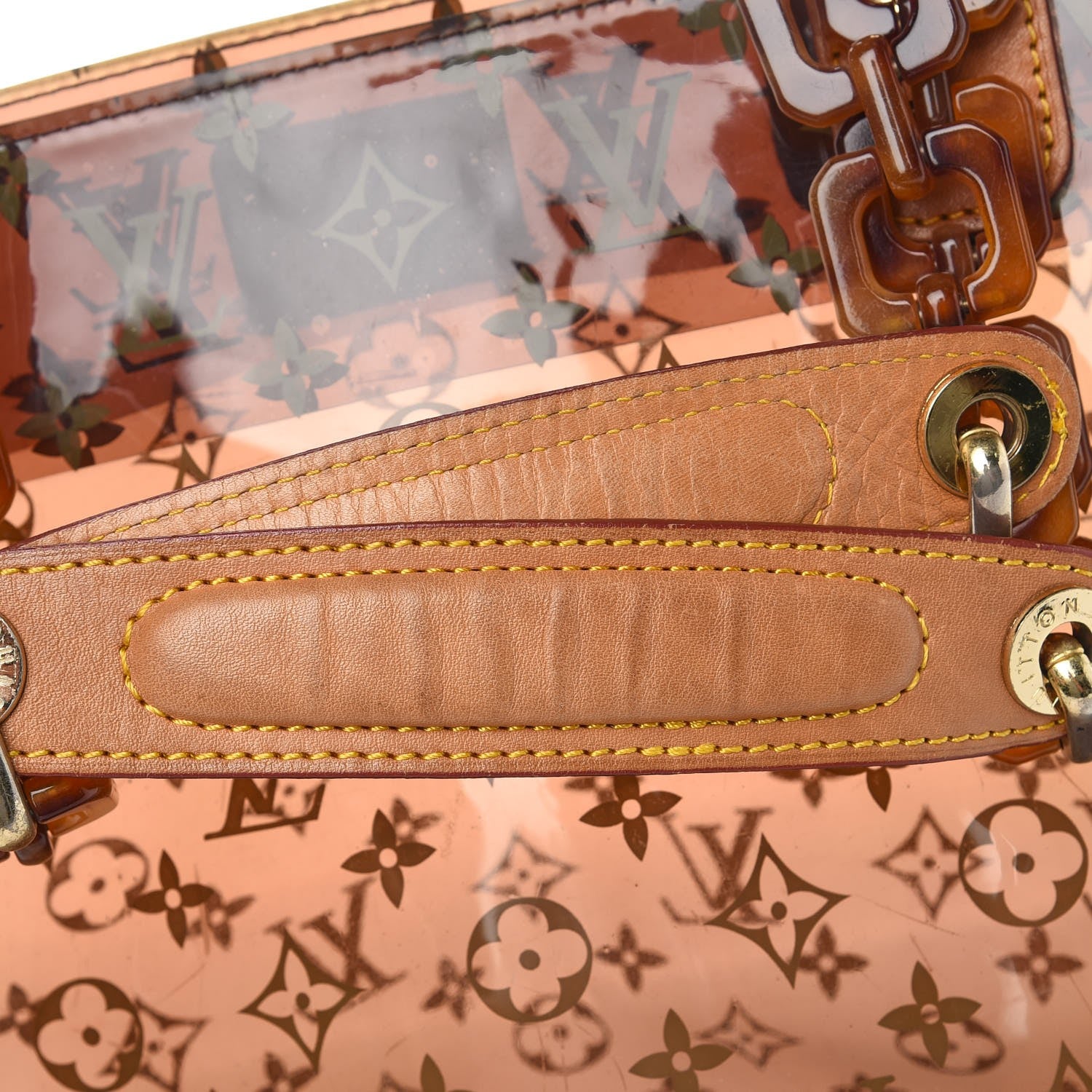 Louis Vuitton Vinyl Cabas Sac Ambre MM 11 of 12