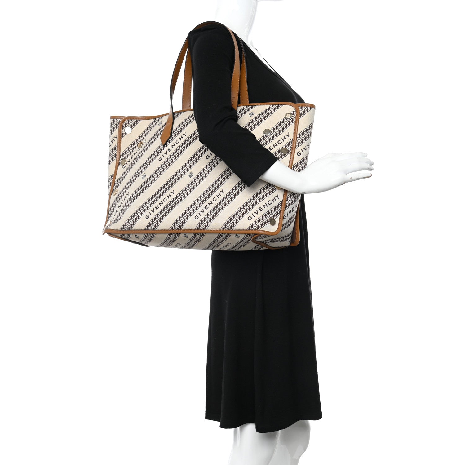 Givenchy Canvas Bond Shopper Tote Beige 2 of 13
