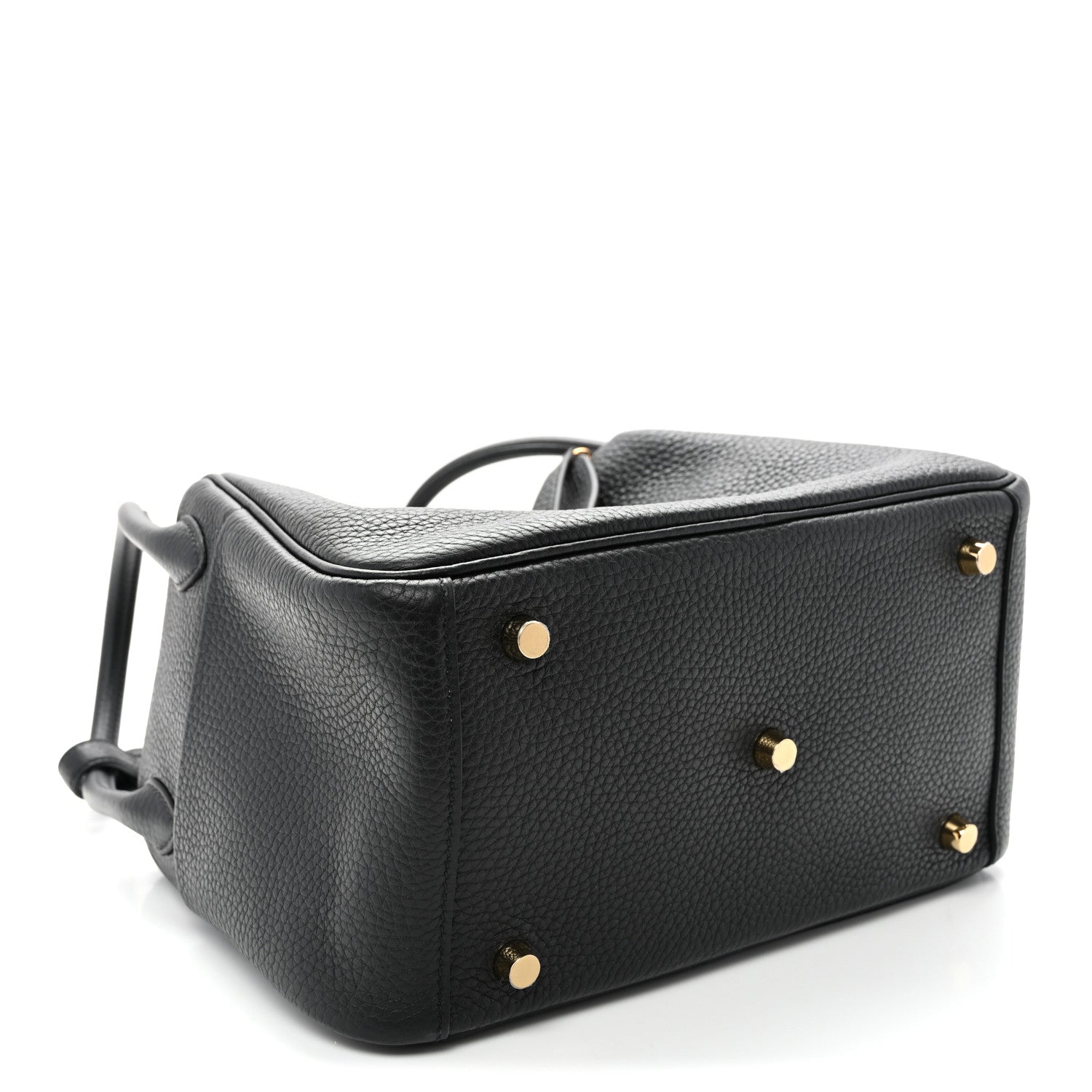 Hermes Taurillon Clemence Lindy 26 Black 4 of 10