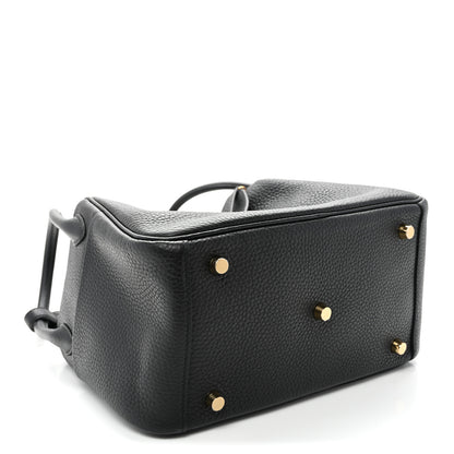 Hermes Taurillon Clemence Lindy 26 Black 4 of 10
