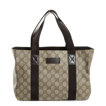Gucci GG Plus Small Monogram Tote Dark Brown 1 of 7