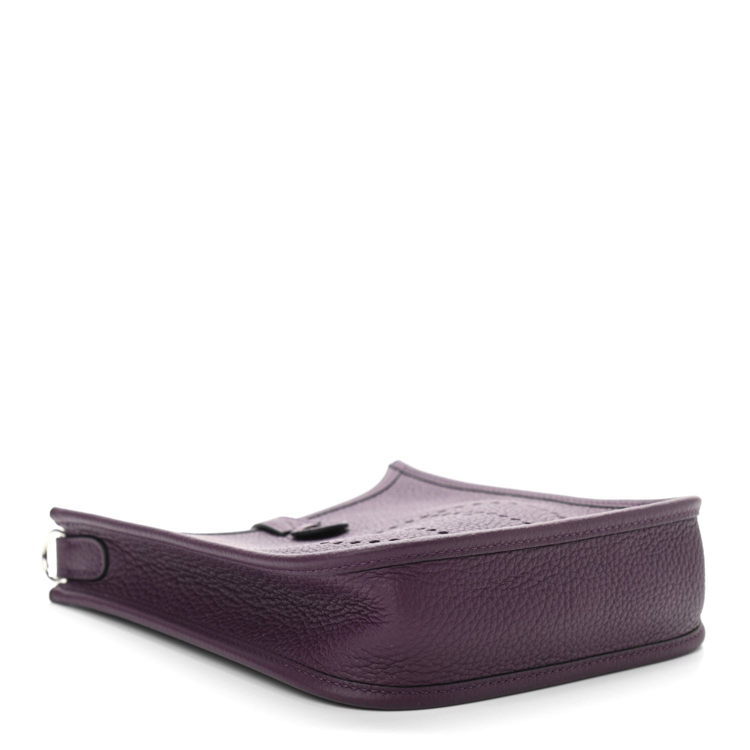 Hermes Taurillon Clemence Amazone Evelyne TPM Cassis Rouge Grenat 4 of 10