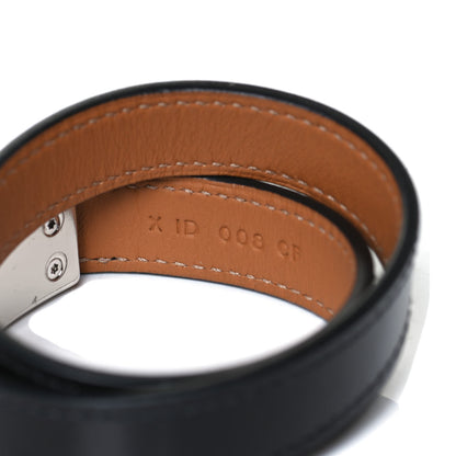 Hermes Box Drag Double Tour Bracelet T3 Black 3 of 4