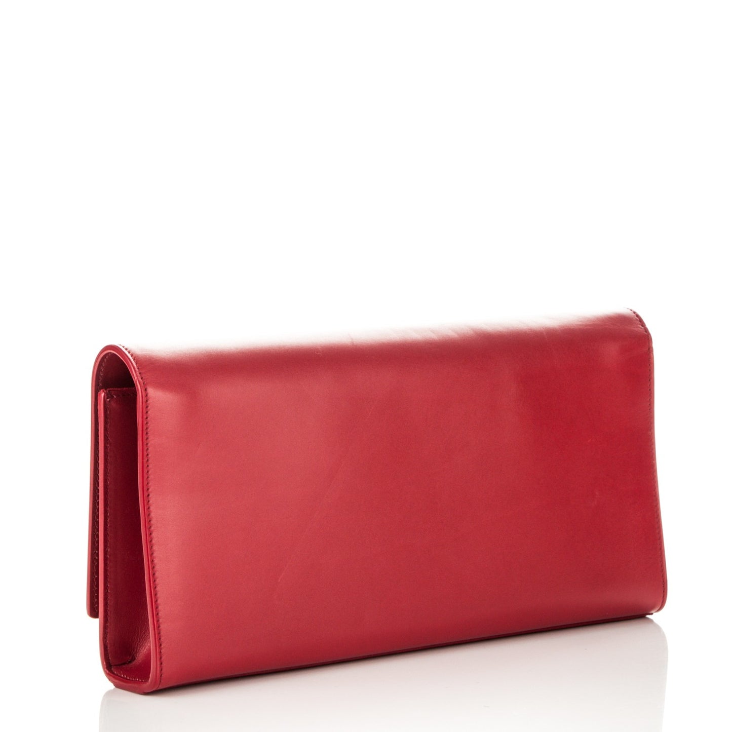 Calfskin Monogram Cassandre Clutch Rouge Orient