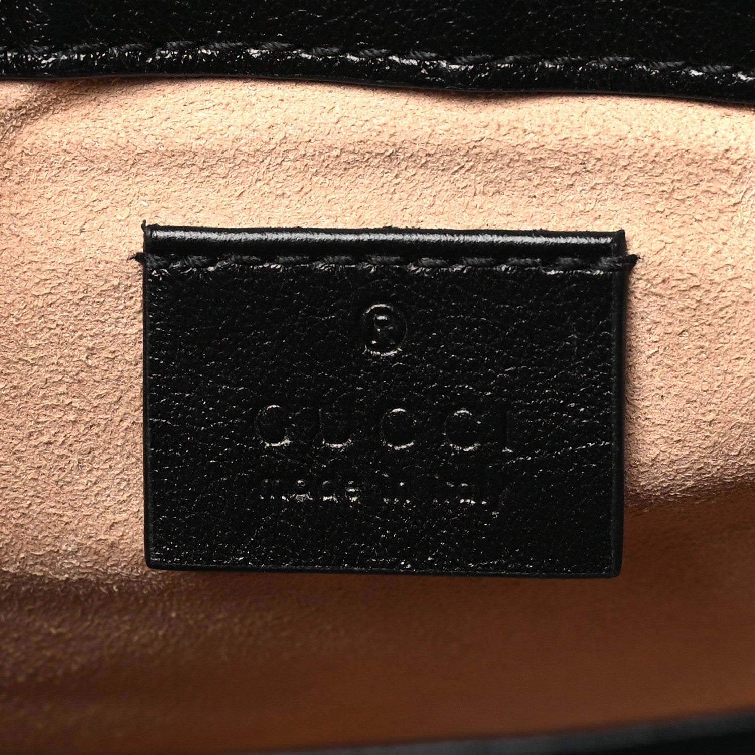 Gucci Monogram Azalea Calfskin Matelasse Diagonal Mini GG Marmont Top Handle Shoulder Bag Beige Ebony Black 6 of 10