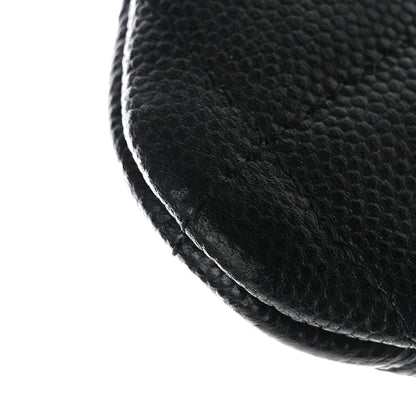 Chanel Caviar Quilted Small Cosmetic Case Black 8 of 10