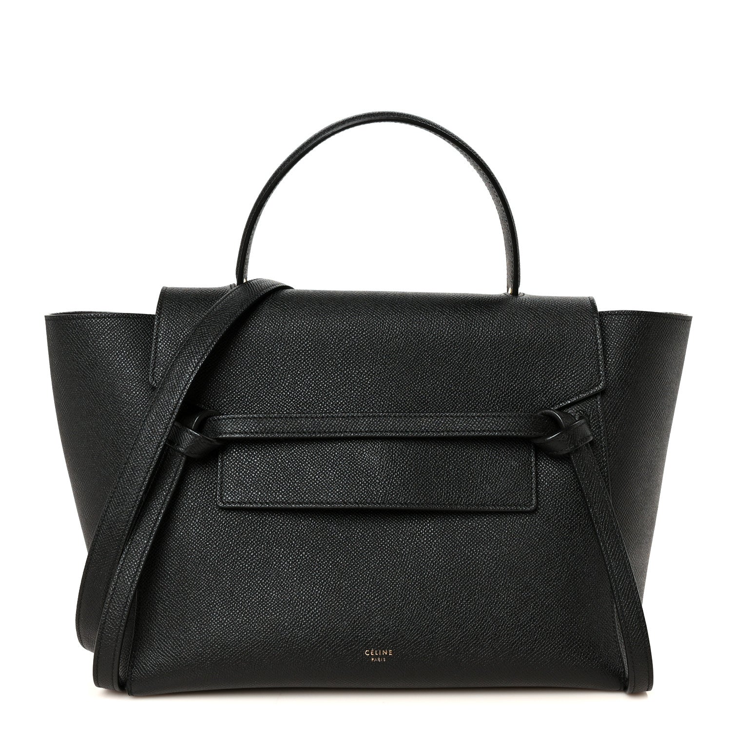 Celine Grained Calfskin Mini Belt Bag Black 1 of 11