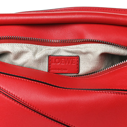 Loewe Calfskin Small Puzzle Bag Scarlet 6 of 13