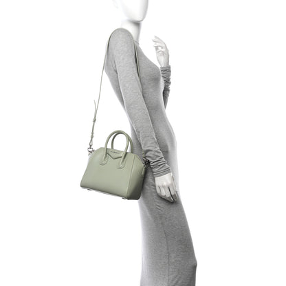Givenchy Shiny Lord Calfskin Mini Antigona Aqua Green 2 of 17