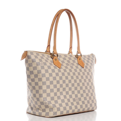 Louis Vuitton Damier Azur Saleya MM 3 of 7