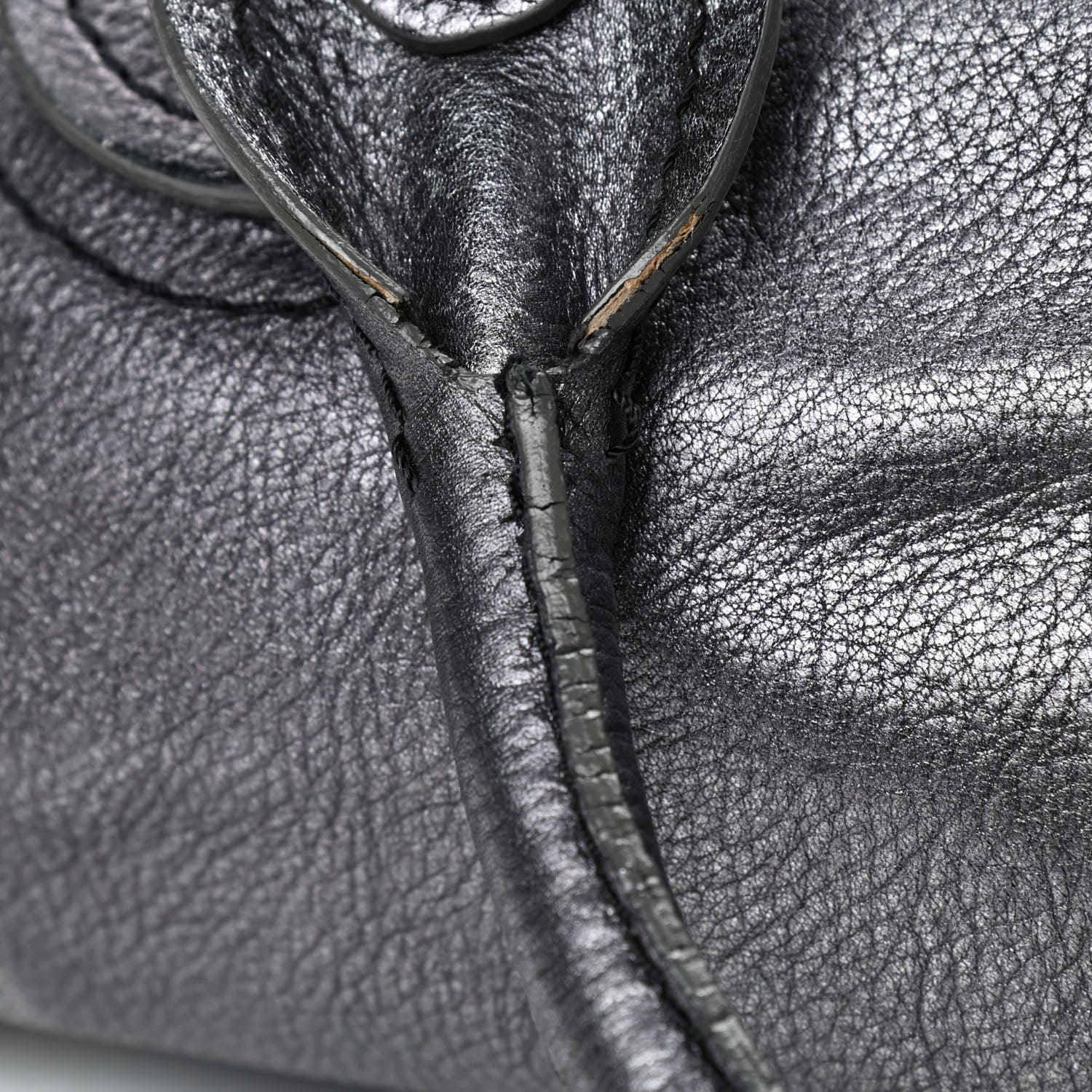 Chloe Metallic Calfskin Medium Paddington Satchel Silver 17 of 22