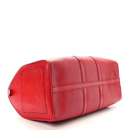 Louis Vuitton Epi Keepall 45 Castillan Red 3 of 13