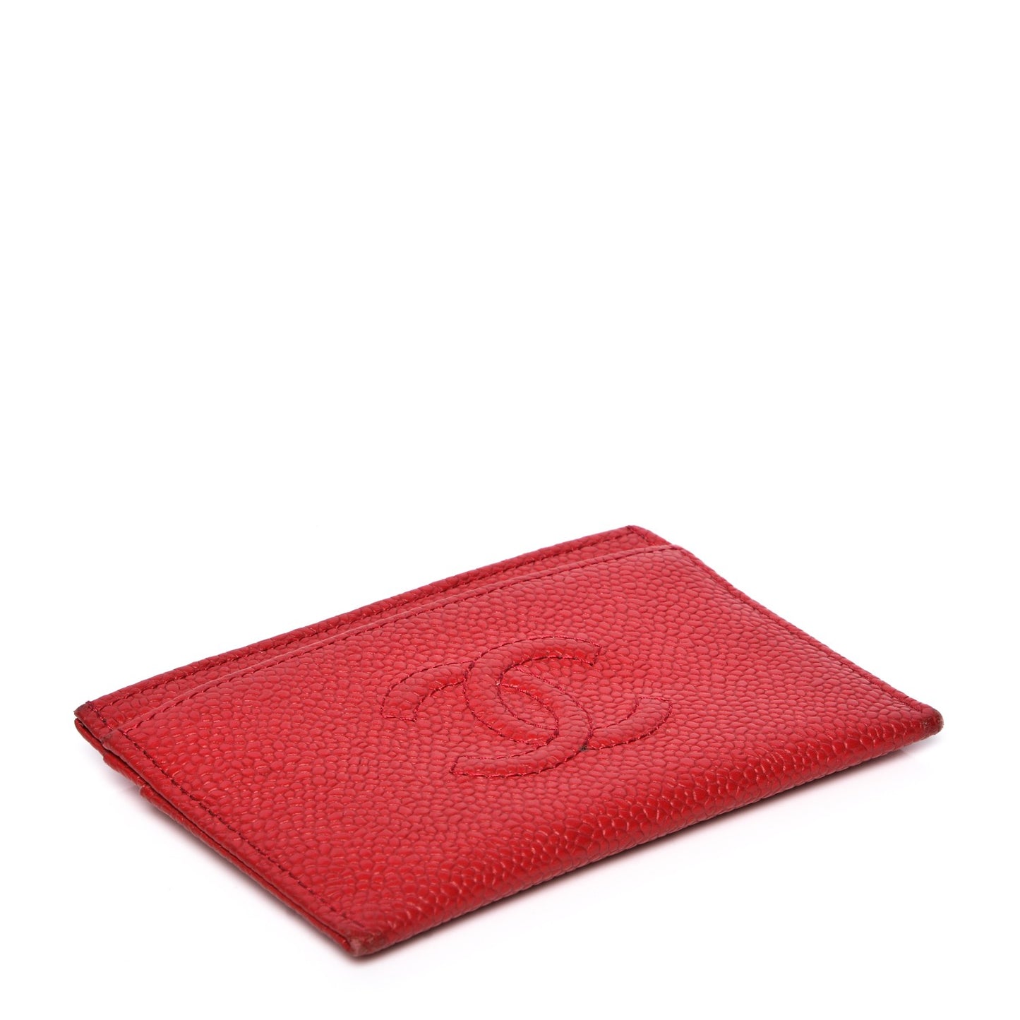 Caviar Timeless CC Card Holder Dark Pink